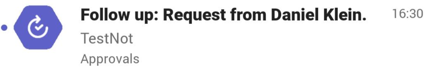 Notified