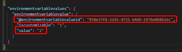 Update the environment variable's current value